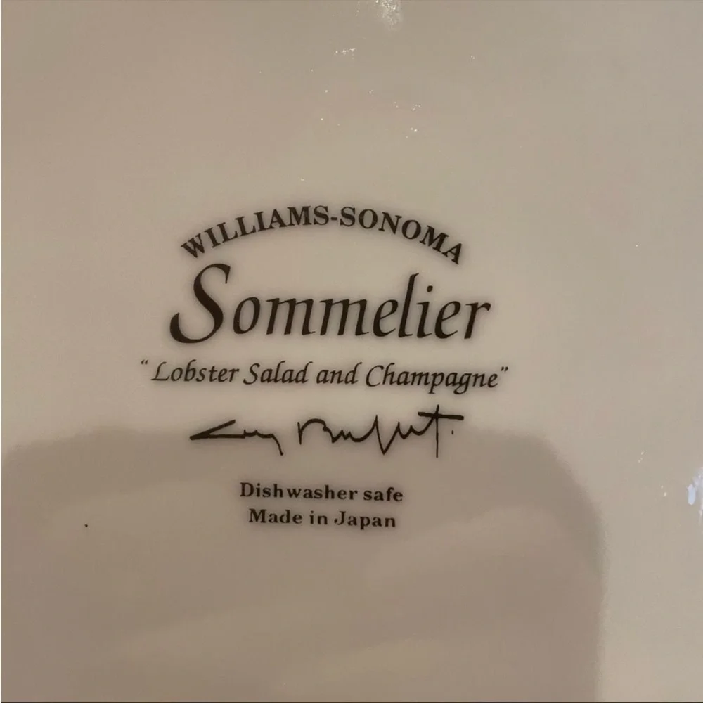 Williams-sonoma Sommelier Guy Buffet Dinner Plate